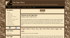 Desktop Screenshot of cigardiary.com